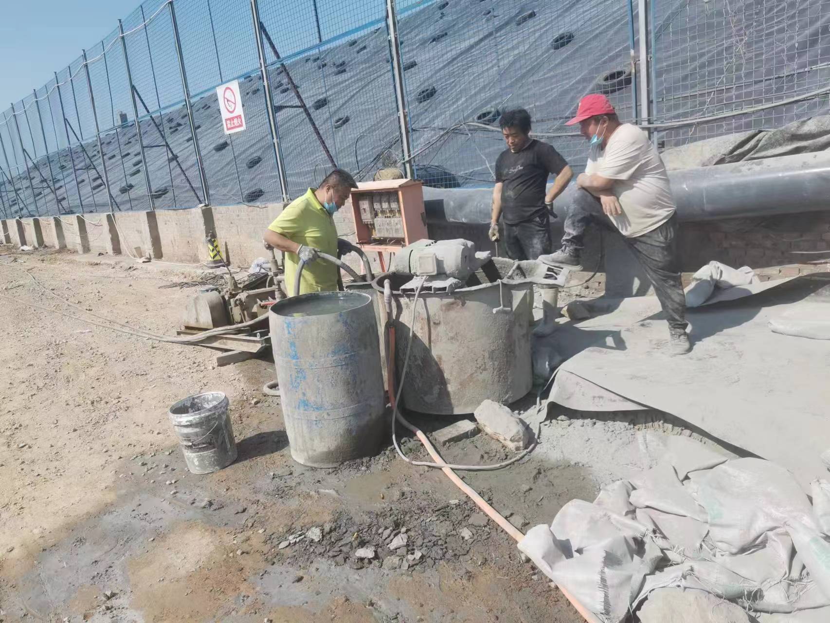 夏津袖阀管注浆